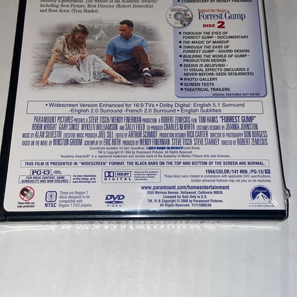 Paramount Home Entertainment New Forrest Gump Special Collector’s Edition DVD - Picture 4 of 4